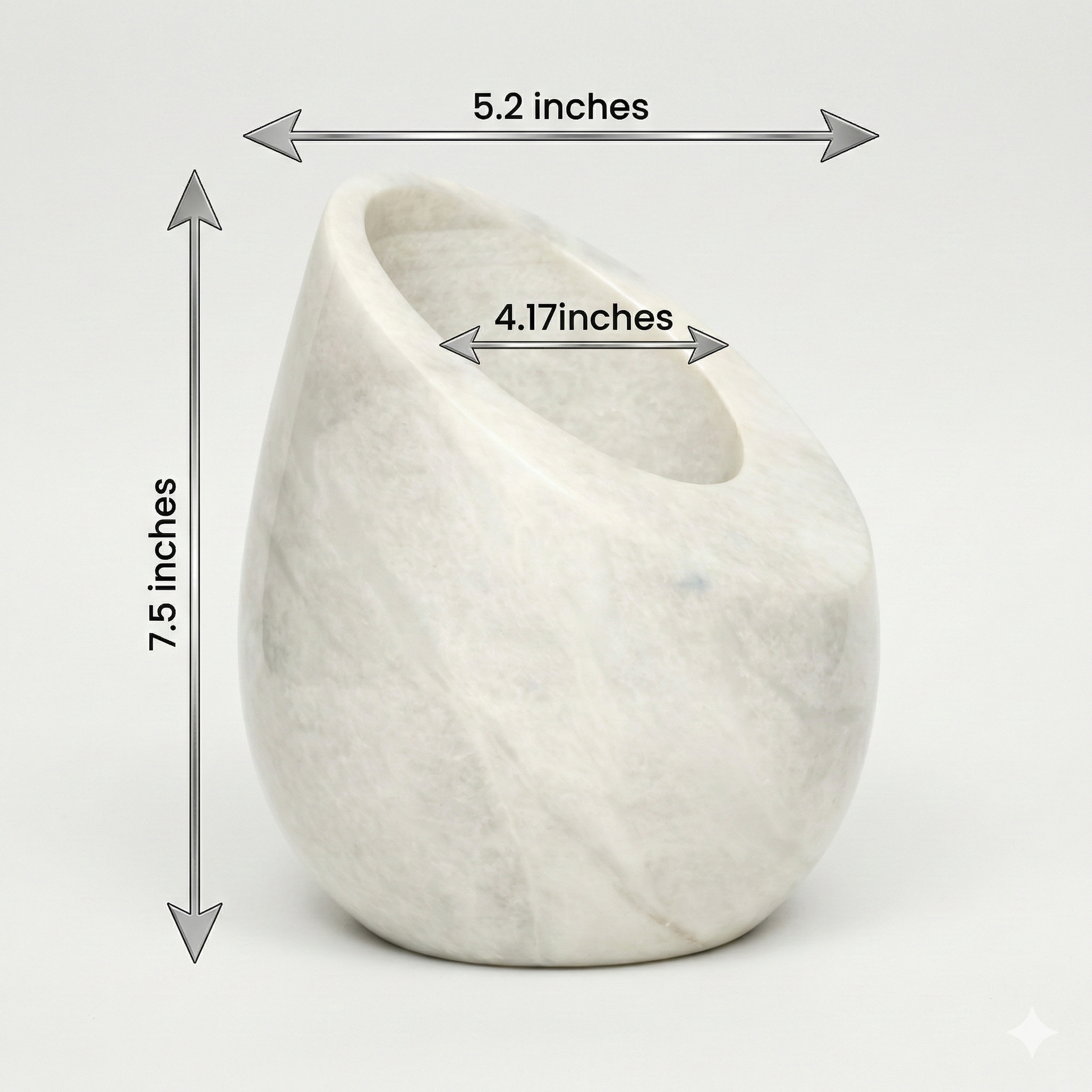 FrostiVybe Marble Wine Chiller - White - FrostiVybe®