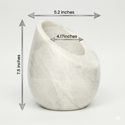 FrostiVybe Marble Wine Chiller - White - FrostiVybe®