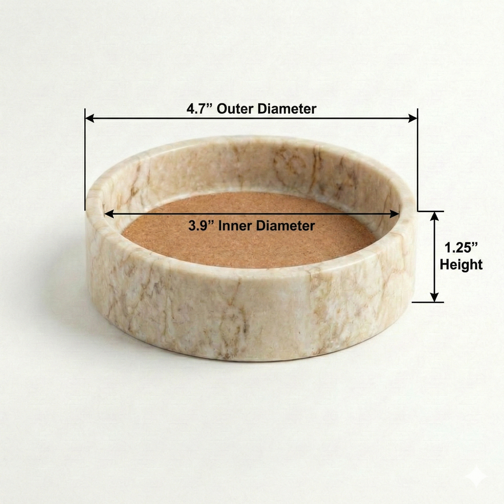 Marble Wine Bottle Coaster - FrostiVybe®