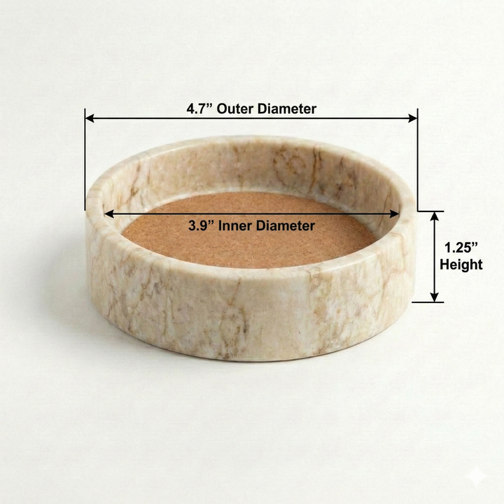 Marble Wine Bottle Coaster - FrostiVybe®